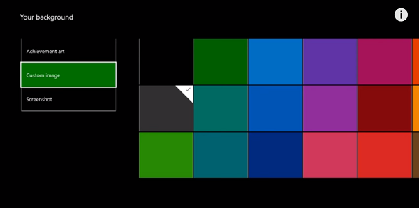 it lacked for certain customization options How to customize or alter Xbox One background