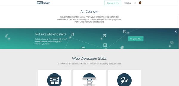 Codeacademy learn coding online
