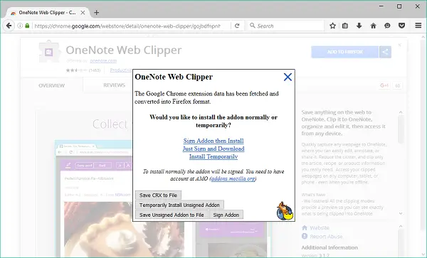 How to install Chrome extensions on Firefox browser