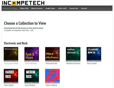 Incompetech Best websites to download royalty free music for YouTube