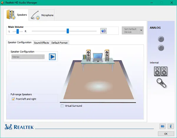 How to use Realtek HD Audio Manager to boost up your PC Sound