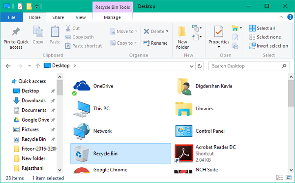 which enables us to opened upwards conveniently the folders which require beingness oft accessed How to Pin Recycle Bin to Quick Access inwards Windows 10