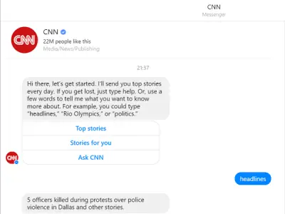 cnn messenger bot