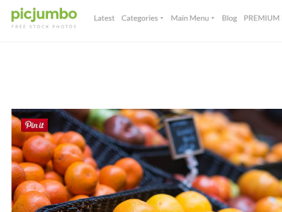 picjumbo stock free photo website