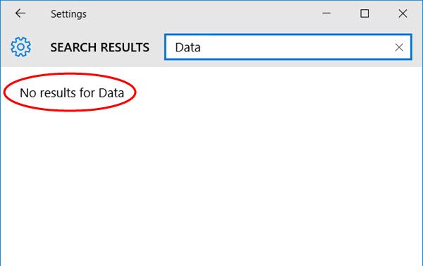 Settings Search not working in Windows 11/10