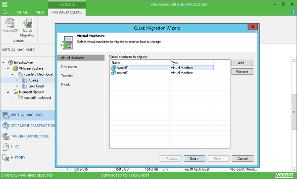 Use Veeam Backup Free Edition tool for effective VM management