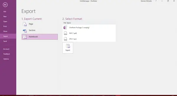 export onenote notebook export onenote notebook