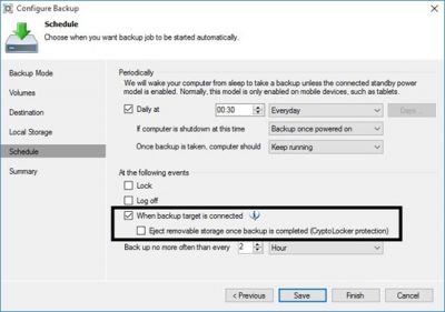 veeam backup endpoint notification reports email