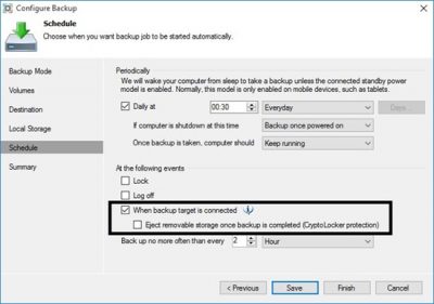 Veeam Endpoint Backup