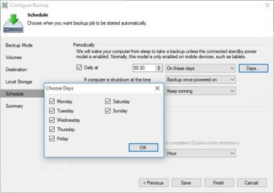 Veeam Endpoint Backup