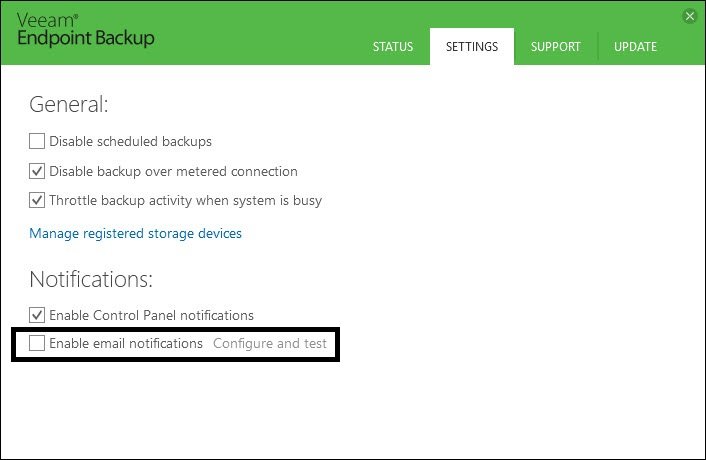 Veeam Endpoint Backup