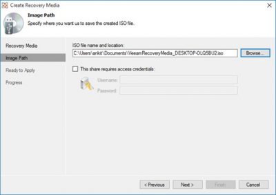 Veeam Endpoint Backup