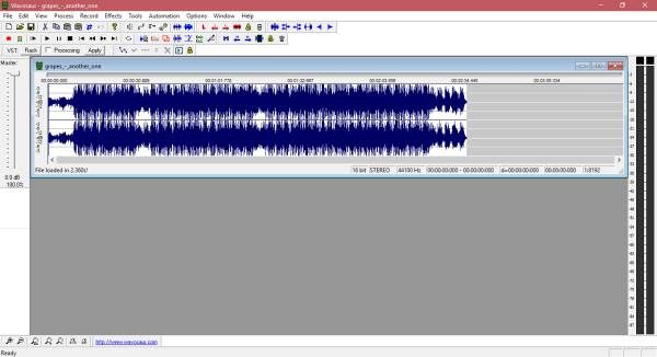Wavosaur Free audio editing software