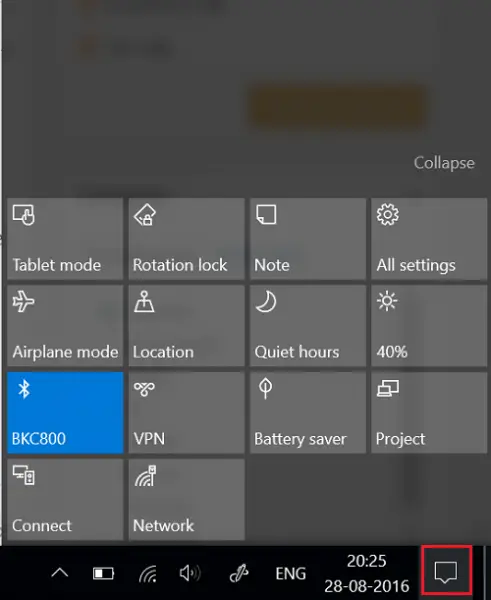 windows 10 action center wont open windows 10 action center wont open