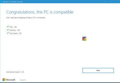 Windows 10 Upgrade Assistant 3