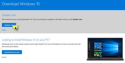 update windows 10 1607