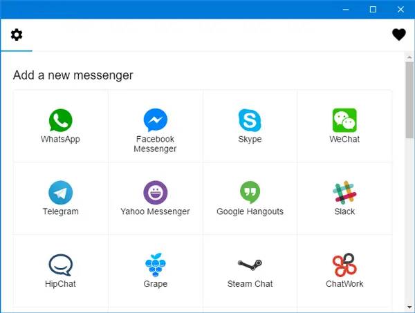 All in One Messenger Chrome extension