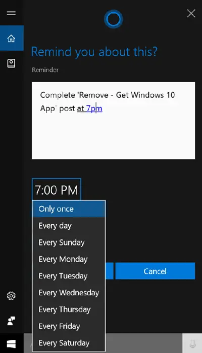 cortana reminders windows 10 sticky notes