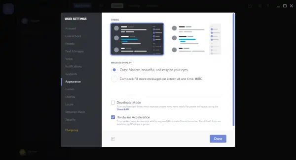 Discord chat app for PC Gamers