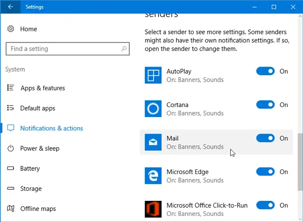 How to set priority of notifications in Windows 10 Action center