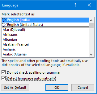 Spell Check not working in Word