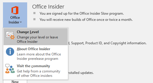 Office Insider Fast Level Program