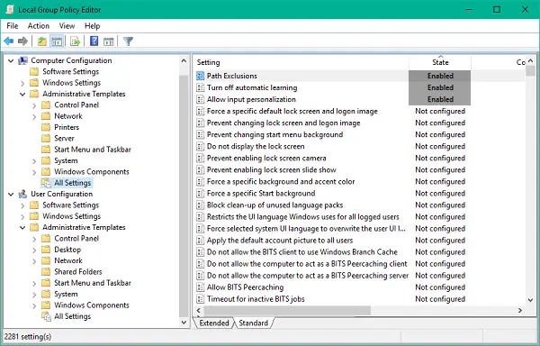 How to reset all Group Policy settings to default in Windows 10