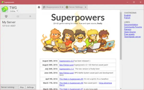 Superpowers assets various 2d