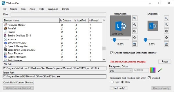 TileIconifier Windows 11 download