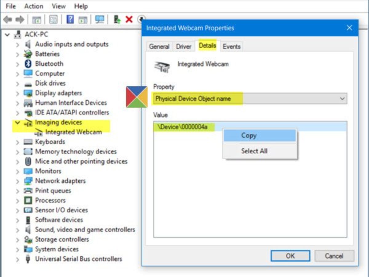 Веб камера windows 11. Integrated webcam. Webcam properties Window.