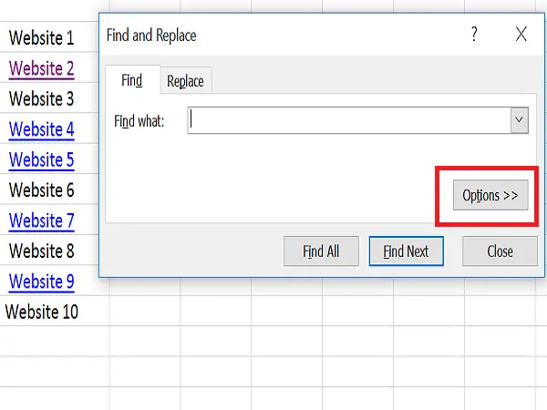 How to Remove Hyperlinks in Excel