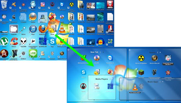 Vipad Is A Cool Desktop App Launcher And Organizer For Windows Pc