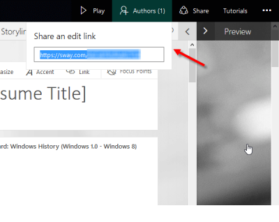 Microsoft Office Sway Online tips and tricks