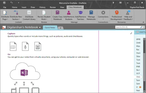 Install OneNote Class Notebook Add-in