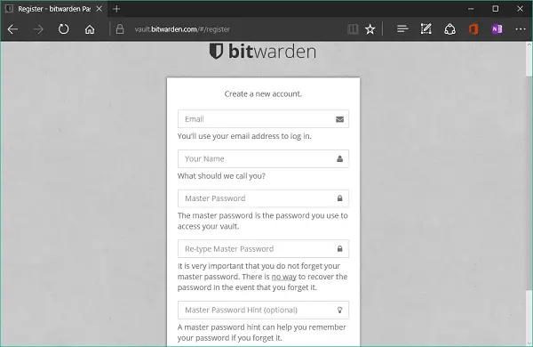 Bitwarden can store and sync your Passwords across devices