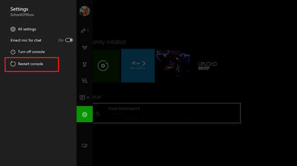Mulai ulang perangkat game Mulai ulang perangkat game error code 901 di xbox
