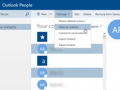 Tips and tricks of Outlook People