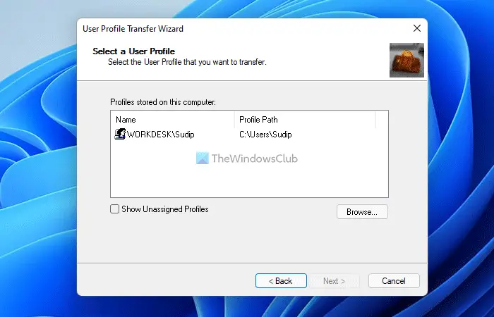 Transwiz User Profile Transfer Wizard lets you migrate User Profiles in Windows