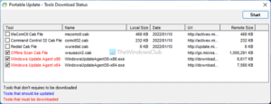 Update Windows offline without Internet connection: Portable Update Tool