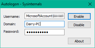 Bypass login screen in Windows