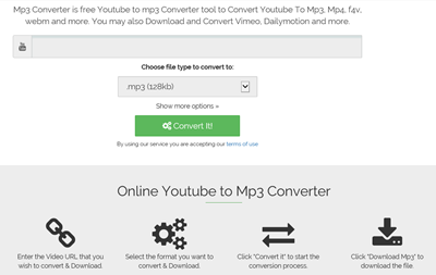 Convert YouTube to MP3 using this free or online converters