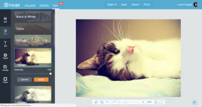 Fotojet Online Photo Editor