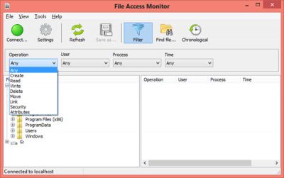 SoftPerfect File Access Monitor