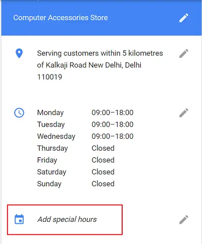 add-special-hours