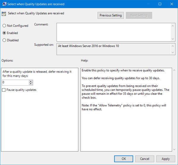 Enterprise or Education edition users tin easily How to laid the current to Defer Upgrades Updates on Windows 10