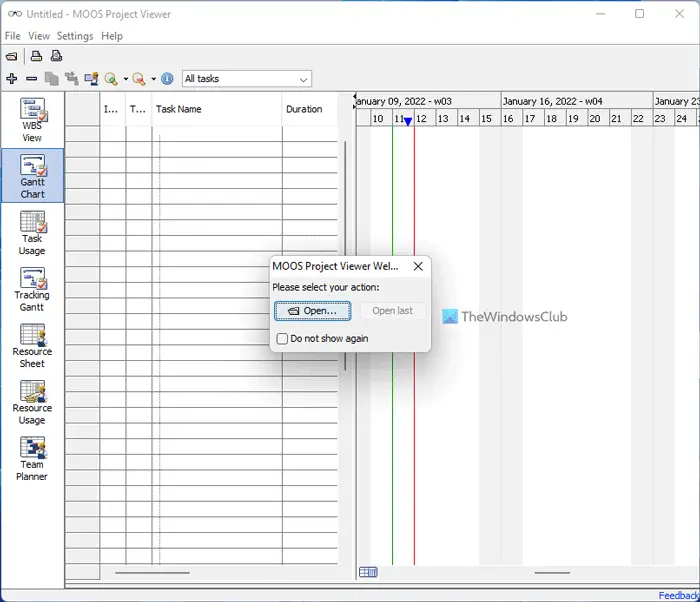 How to view Microsoft Project files Online or using free Software - 5