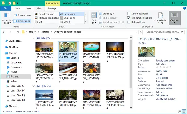 How to apply a folder's view settings to all folders in Windows 10