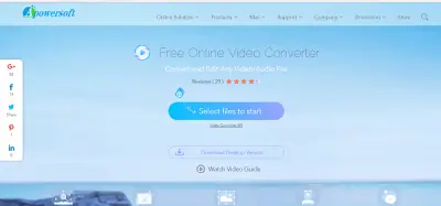 APowerSoft Free Online Video Editor