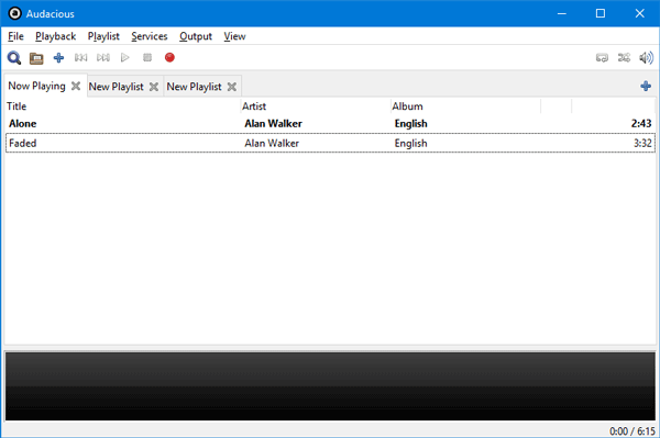 Audacious  Free Multi tab Music Player with a Winamp like interface - 22