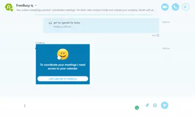 FreeBusy Best Skype Bots